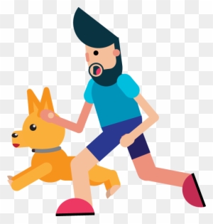 Best Dog Breeds For Runners - Running Dogs Animation Cartoon