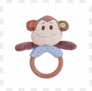 Bigjigs Toys Cheeky Monkey Ring Rattle - Free Transparent PNG Clipart ...