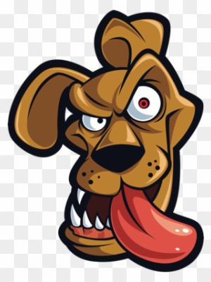 Mad Dog Cartoon - Laughing Cartoon Dog Png - Free Transparent PNG Clipart  Images Download