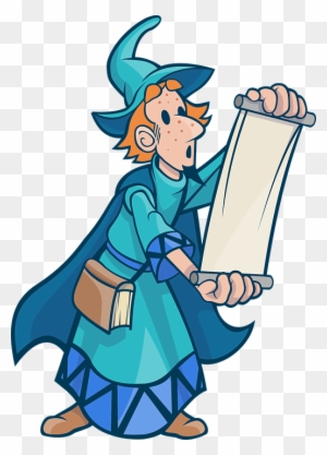 Sorceress Clipart Magic Man - Fantasy Funny Magician