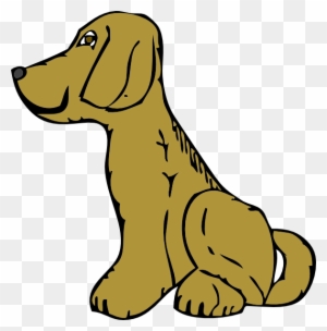 Free Vector Dog Side View Clip Art - Cartoon Dog From The Side