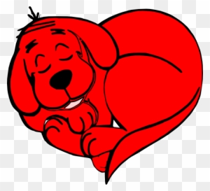 Clifford Clip Art - Clifford The Big Red Dog Heart