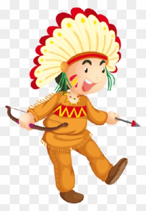 Cowboy And Indian Figures - Native American Indian Emoji