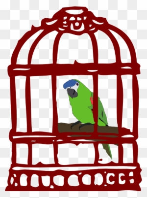 Pet Bird Clipart Collection - Bird In Cage Clipart