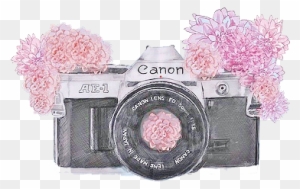 28 Collection Of Canon Camera Drawing Tumblr - Overlays Transparent Tumblr Cameras