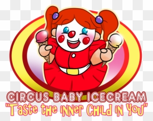 Beautiful Baby S Eating Ice Cream Stock Vector - Circus Baby Ice Cream