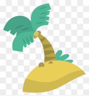 Coconut Tree Illustration Icon - Coconut