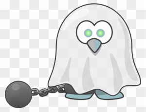 Tux Animal Bird Chain Dead Fear Ghost Hall - Tux Halloween