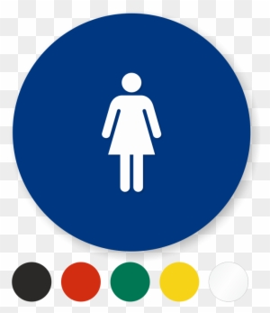 Zoom, Price, Buy - Circle Women's Restroom Signs