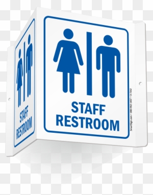 Zoom, Price, Buy - Women And Men Bathroom Sign