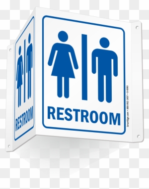 This Site Contains Information About Restroom Signs - Women And Men Bathroom Sign