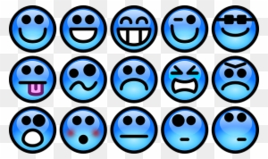 Emotions Smileys Feelings Faces Chat Expre - Smiley Face Clip Art