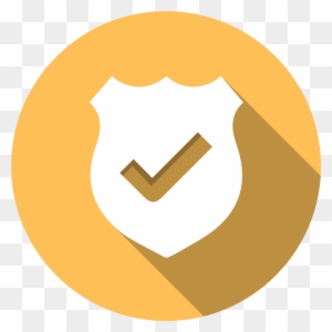 Icon Of A Security Badge - Basket Icon Flat Png