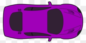 Race Car Clipart Top - Cartoon Car Top View