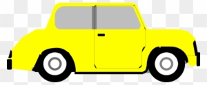 Clip Art Yellow Car