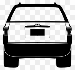 Free Vector Faceman Suburban Assault Vehicle Back Clip - Car Silhouette Png Back