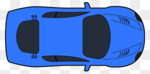 Clip Art, Illustration Car, Light Car, Blue, New Car, - Blue Car Top View Png
