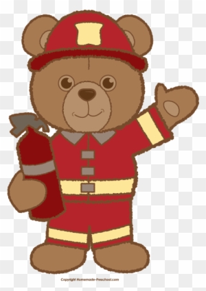 Teddy Bear Clipart Bears Logos Clip Art Bear Clip Art - Firefighter Bear Cartoon