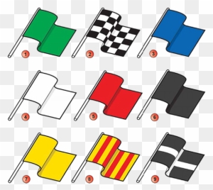 Flags Used In Indycar - Flags In Car Racing