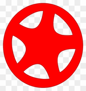 Rim Wheel Clip Art - Red Wheel Clipart