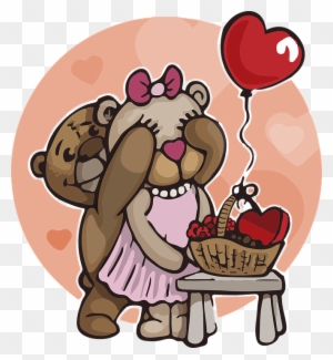 Teddy Bear Cartoon Pictures 17, Buy Clip Art - Cartoon Teddy Bears Romantic