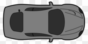 Race Car Top Down Clipart - Png Car Top Of View