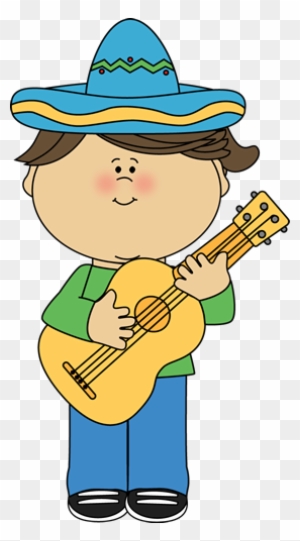 Clipart Boy Play Guitar - Take Guitar Courses Clipart
