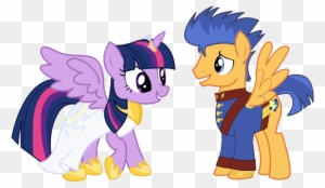 My Little Pony Twilight Sparkle And Flash Sentry Kids - Mlp Flash X Twilight
