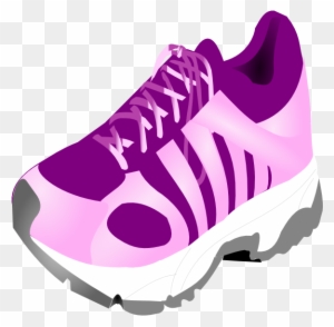 Tennis Shoe Clipart - Girl Running Shoes Clipart