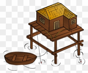 Building, Water, Map, Game, Boat - Draw Houses On Water