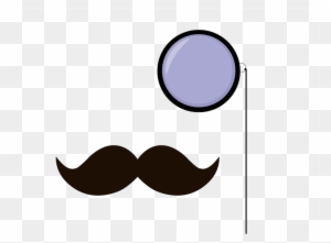 Monocle Clipart - Mustache Wallpaper For Iphone - Free Transparent PNG  Clipart Images Download