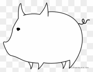 Pig Outline Animal Free Black White Clipart Images Pig Black And 65 657125 Pig Outline Animal Free Black White Clipart Images Outline Of A Pig