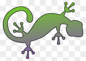 Salamander Clipart Green Lizard - Gecko Clip Art