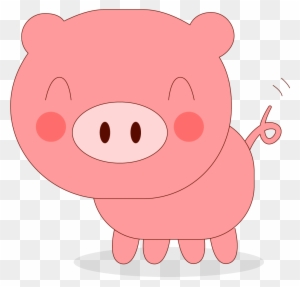 Porky Pig Domestic Pig Cartoon - Cute Piglet Cartoon - Free Transparent PNG  Clipart Images Download