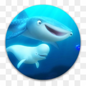 'finding Dory' Transparent Icons - Nemo Whale