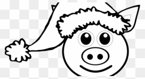 Animal Coloring Coloring Page Farm Animal Pig Coloring - Penguin Santa Yard Sign