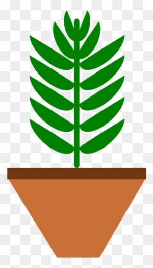 Planta En Maceta - Pot Plant Clip Art