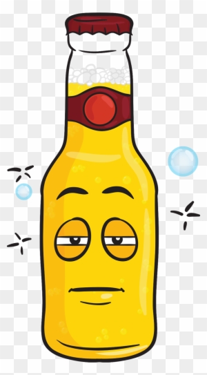 Upcoming Jacksonville Craft Beer Events - Cartoon Drunk Beer Bottle