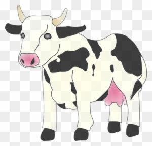 Cow Animal Mammal Black White Patterns Far - Cow Clipart