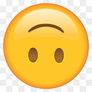 Upside-down Face Emoji - Upside Down Face Emoji