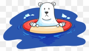 Png Transparent Image And Clipart - Polar Bear Climate Change Cartoon