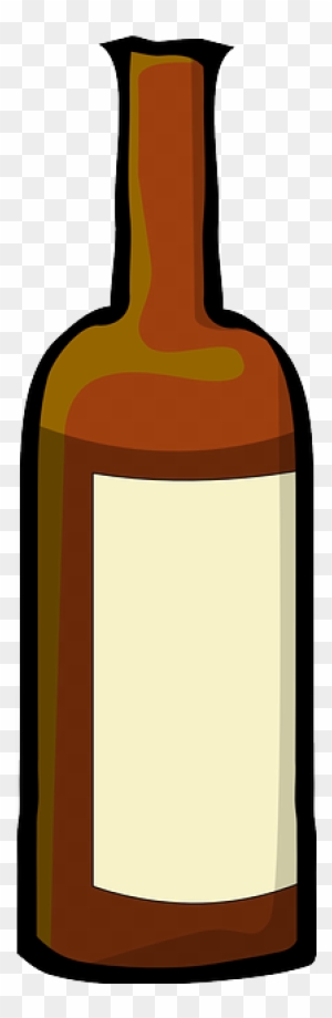 Bottles Wine, Bottle, Cartoon, Drink, Alcohol, Bottles - Wine Bottle Clip Art