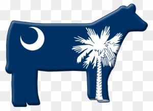 Dhc Sc Livestock Stickers 2 - South Carolina State Flag