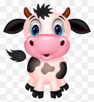 Funny Cowsfunny - Cute Farm Animal Clipart