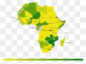Countries In Africa Have A Diverse Distribution Of - Africa Map