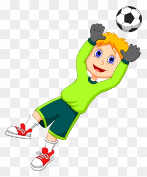 Kids Footballkids Sportsfootball Playersfree - Cartoon Boy Playing Soccer