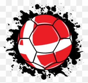 Denmark Flag Soccer Ball Kongeriget Danmark Danish - Brazil T Shirt Design