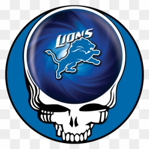 Detroit Lions Skull Logo Decals Stickers - Grateful Dead Steal Your Face Pink Floyd