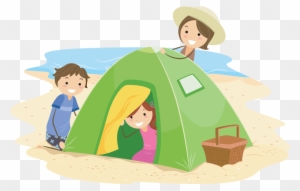 Mckinney Family Camping - Camping With Family Cartoon