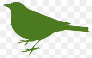 Green Bird Profile Clip Art At Clker Com Vector Online - Bird Silhouette Clip Art